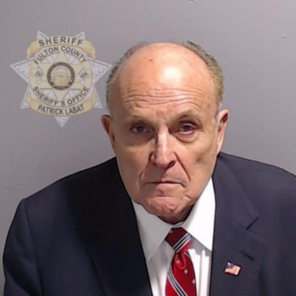 Ficha de detención Rudy Giuliani