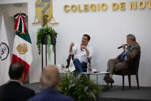 ELECCIONES 2024: CHEMA MARTÍNEZ SE COMPROMETE CON NOTARIOS PÚBLICOS